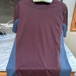 Kuhl Shirt Mens Large Athletic Performance Tee Shirt Coffeenna  Hiking  Outdoors